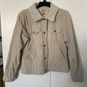 Tulle Cream Sherpa Jacket